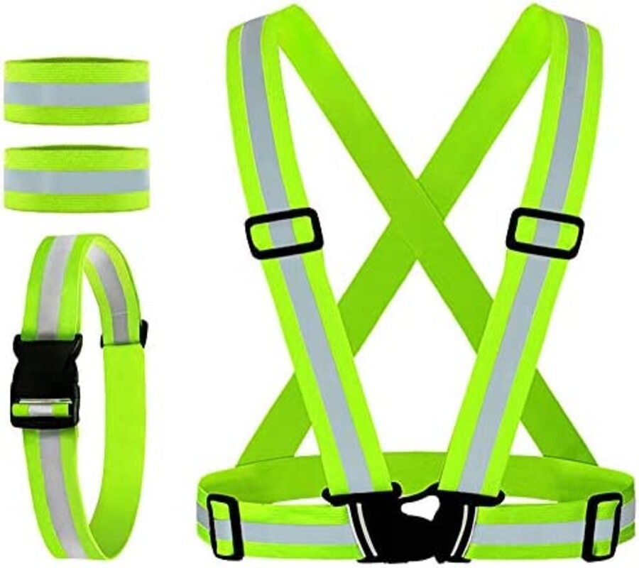 GREEN SAFETY REFLECTIVE BELT